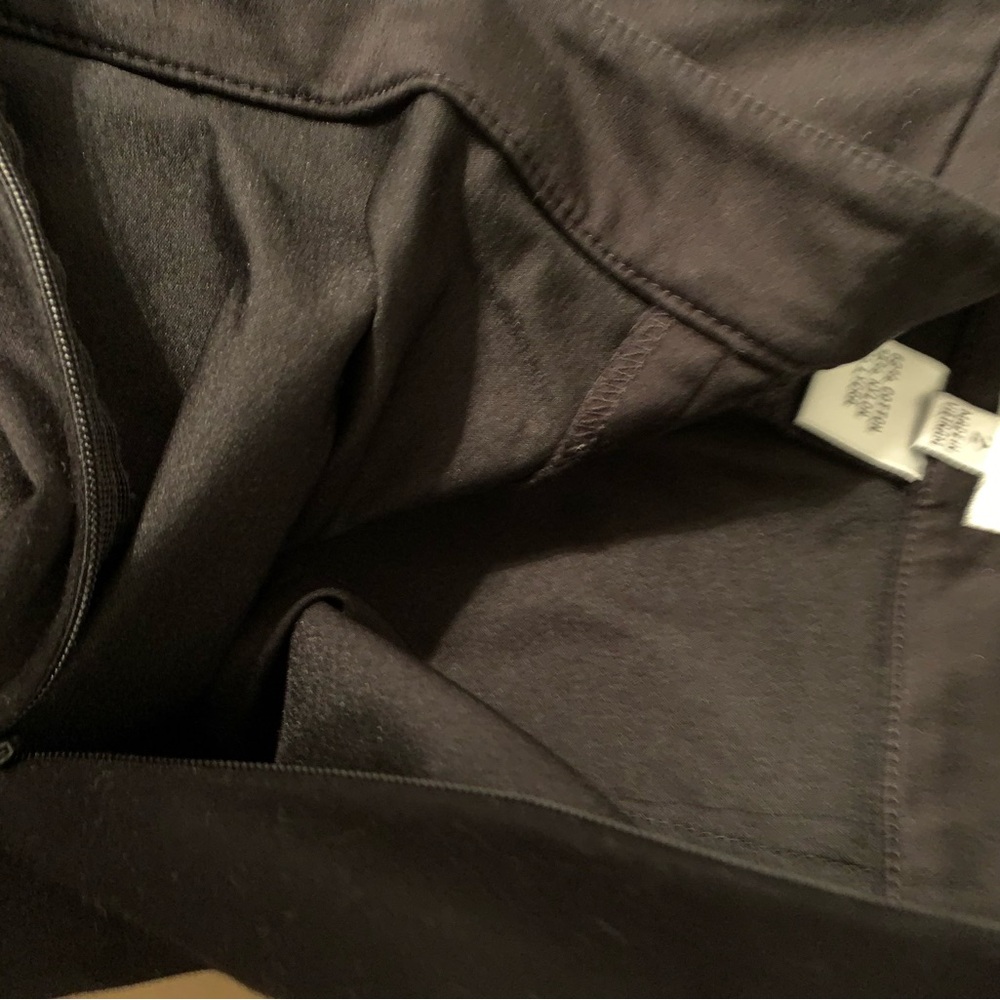 Cache Black Pant With Ribbon Trim, Cotton Blend, … - image 6